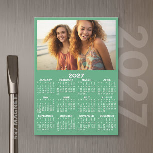 Kalender mit Foto Full Year View Modern Magnet