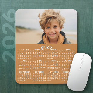 Kalender mit Foto - Vertikale Jahresansicht Mousepad