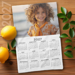 Kalender mit Foto Volljährig anzeigen Moderne Mini Geschirrtuch