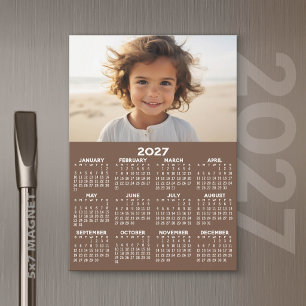 Kalender mit Foto - Volljährige Magnetkarte