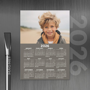Kalender mit Foto - Volljährige Magnetkarte