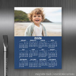 Kalender mit Foto - Vollständige Jahresansicht Magnetisches Trockenlöschblatt<br><div class="desc">Ein sehr nützlicher Artikel für Schule oder Zuhause. Hier sehen Sie eine komplette Jahresansicht aller Daten. Ein Kalender, der auf einem Magneten gedruckt wird, verbindet Praxisnähe mit Komfort und verwandelt einen Arbeitsbereich in ein Zeitmanagementwerkzeug. Dieses innovative Design verfügt über ein ganzjähriges oder monatliches Kalenderlayout, das in die Magnetoberfläche integriert ist...</div>