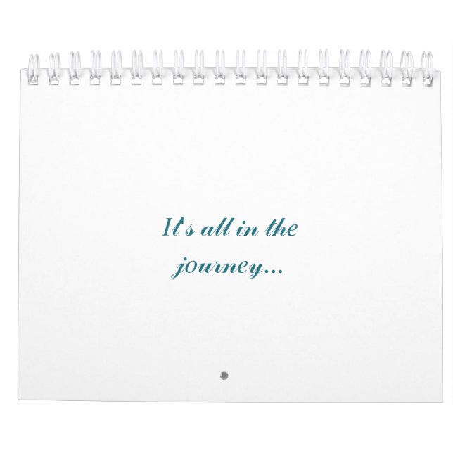 Kalender mit inspirierendem Zitat (Rückseite)