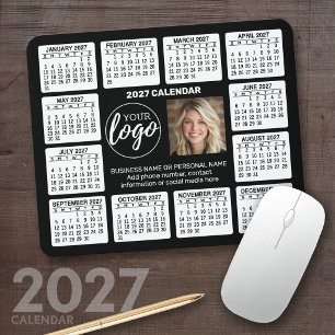 Kalender mit Logo Kontakt-Magnet Mousepad