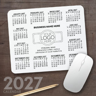 Kalender mit Logo Kontakt-Magnet Mousepad