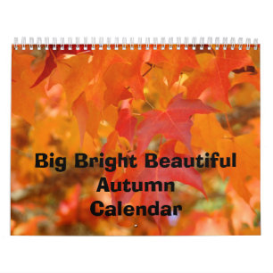 Kalender Natur Groß Hell Schön Herbst Himmel