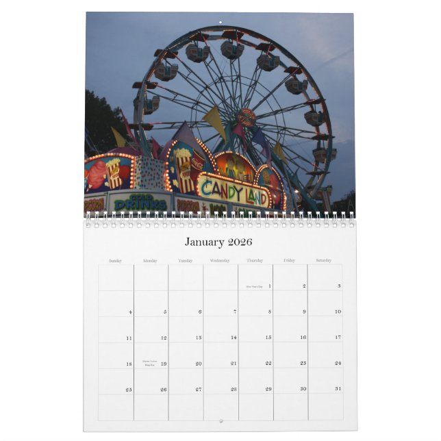 Kalender New-Jersey Ufer-2011 (Jan 2026)