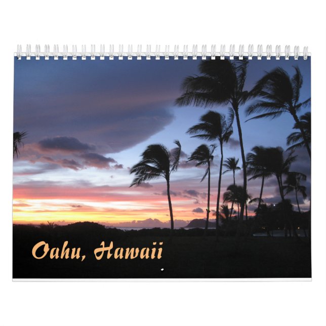 Kalender Oahus Hawaii (Titelbild)