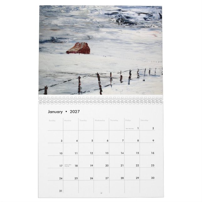 Kalender Randy Loubier 2011 mit Schrift (Jan 2027)