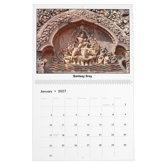 Kalender Se Asien (Jan 2027)