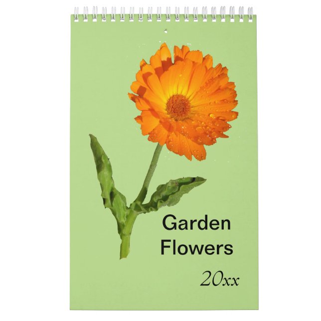 Kalender - Single - Garten - Blume (Titelbild)