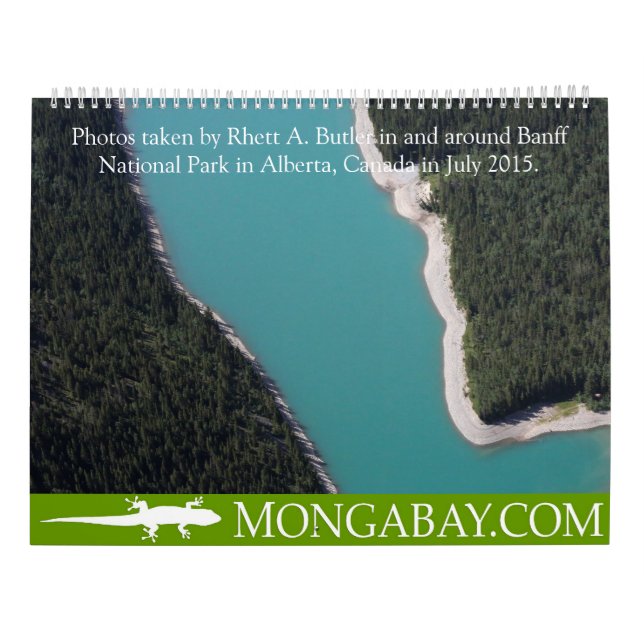 KALENDER: Sommer in Banff, die kanadischen Rockies Kalender (Rückseite)
