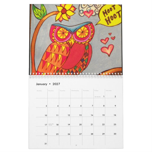 Kalender Starla Kunst 2012 (Jan 2027)