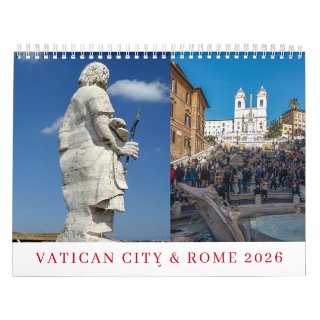 Kalender Vatikanstadt & Rom 2026 (Titelbild)