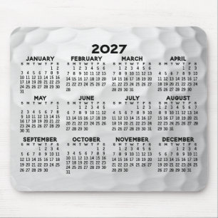 Kalender Volljahresansicht - horizontal Mousepad