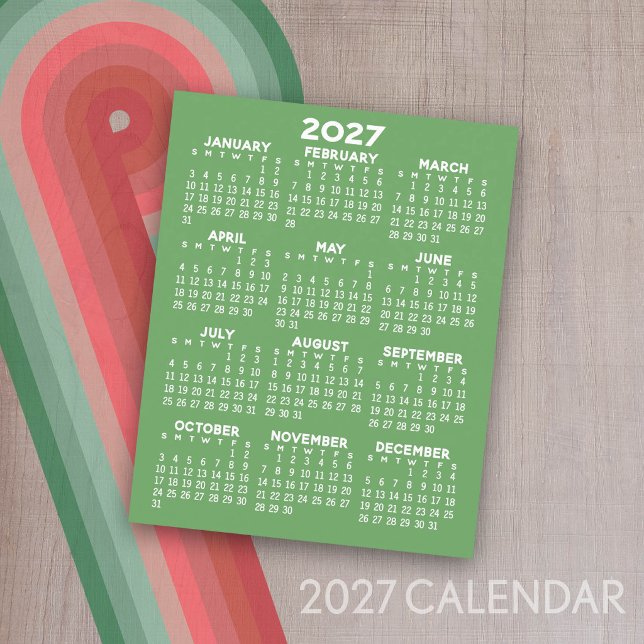 Kalender - Volljähriges Basispapier (2027 Calendar)