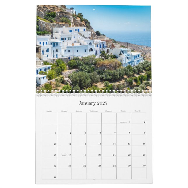 Kalender von Tinos (Jan 2027)
