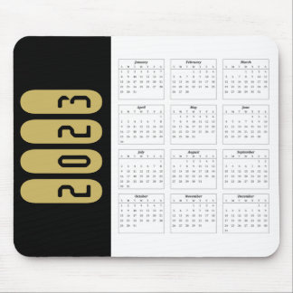 Kalenderkarte 2023 mousepad