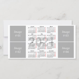 Kalendervorlage 2021 dankeskarte