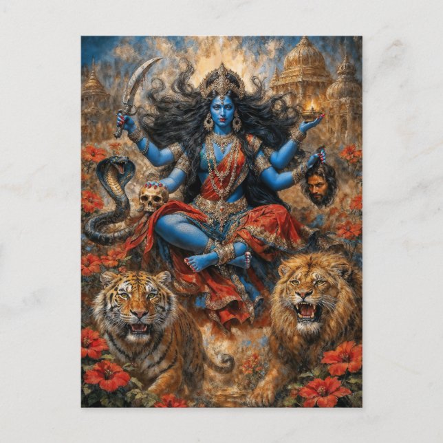 Kali Garden Postkarte (Vorderseite)