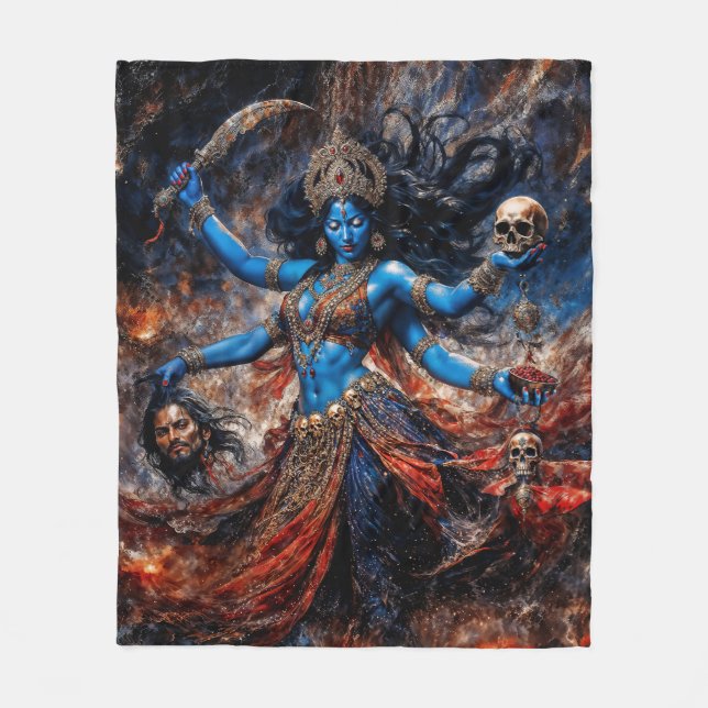 Kali-Kraft Fleecedecke (Vorderseite)
