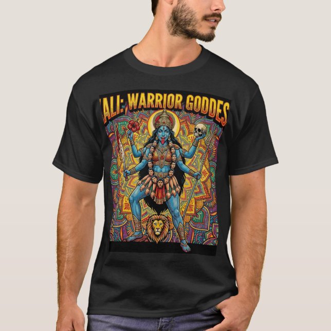 Kali Kriegergöttin T-Shirt (Vorderseite)