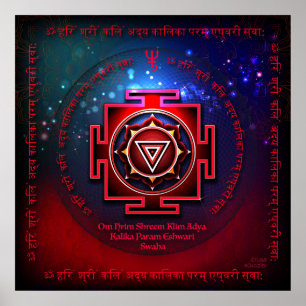 Kali Yantra Poster