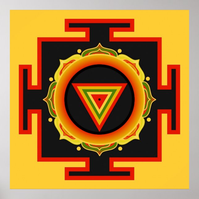 Kali Yantra Poster (Vorne)