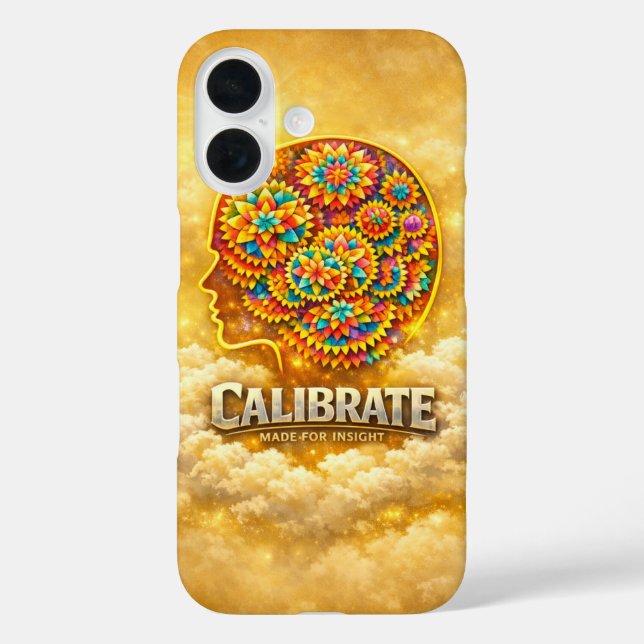 KalibriereDeinen Geist iPhone 16 Hülle (Rückseite)