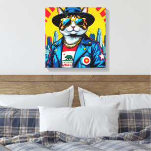 KALICO-BIG CITY CAT LEINWANDDRUCK