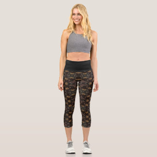 Kalider-Zaubermuster Capri Leggings