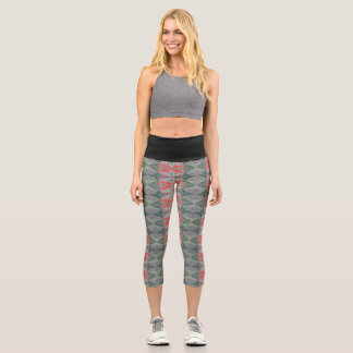 Kalider-Zaubermuster Capri Leggings