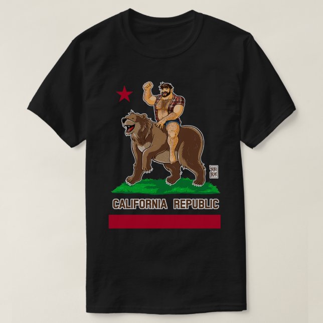 KALIFORNIA BEAR Classic TShirt (Design vorne)