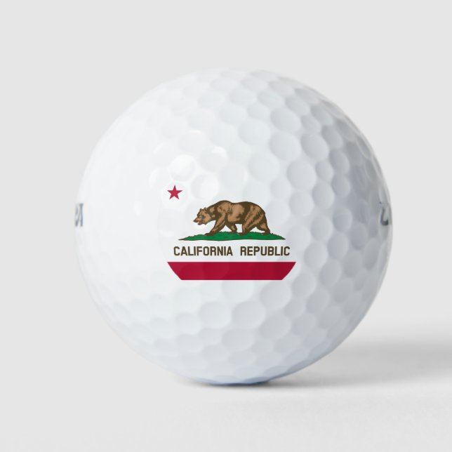 KALIFORNIA FLAG GOLFBALL (Vorderseite)