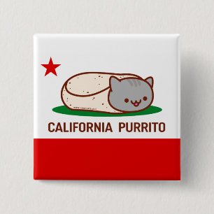 KALIFORNIA PURRITO - Schaltfläche - Katzenburrito Button