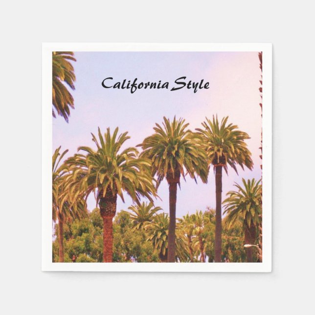 KALIFORNIA STYLE SERVIETTE (Vorderseite)