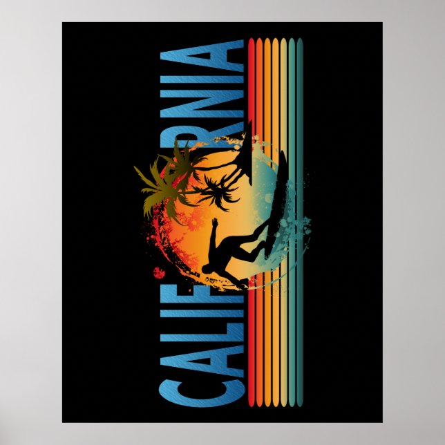 KALIFORNIA SUNSET SOMMER POSTER (Vorne)