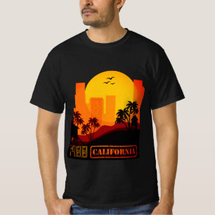 Kalifornien 1900 Vintager schwarzer T - Shirt