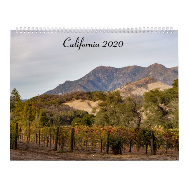 Kalifornien 2020 kalender (Titelbild)