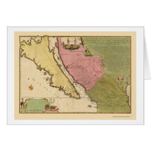 Kalifornien als Insel durch N. de Fer 1720