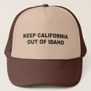 Kalifornien aus Idaho behalten Truckerkappe