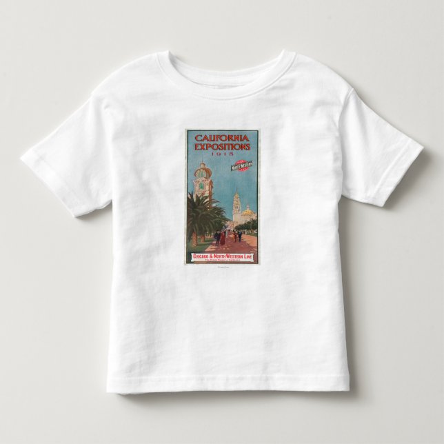 Kalifornien-Ausstellungs-Plakat #1 Kleinkind T-shirt (Vorderseite)