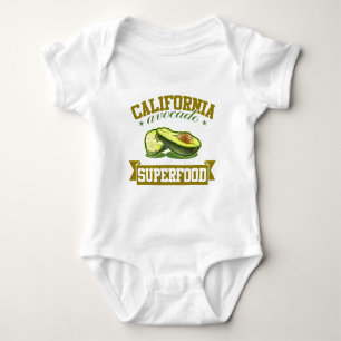 Kalifornien-Avocado Baby Strampler