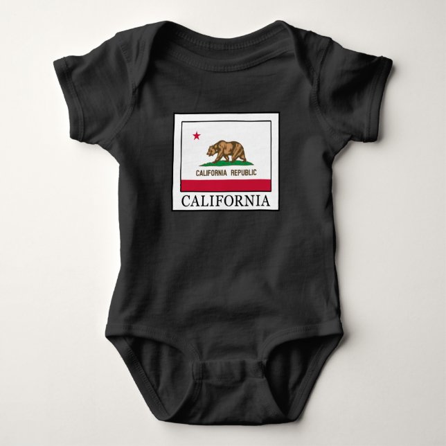 Kalifornien Baby Strampler (Vorderseite)