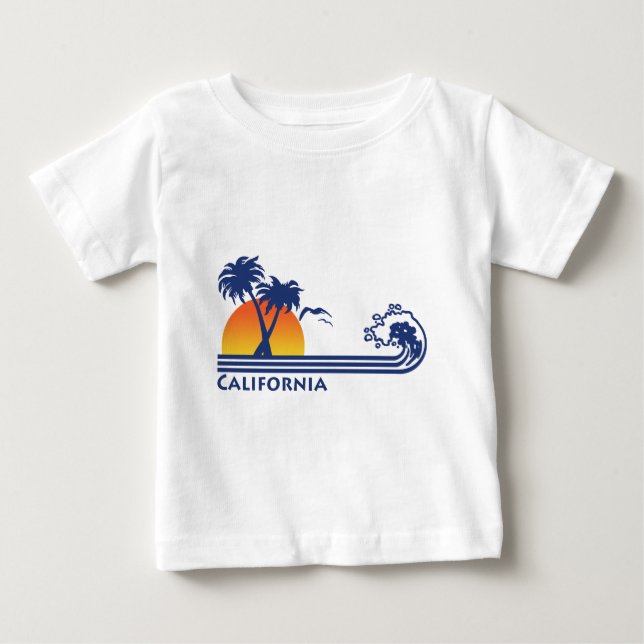 Kalifornien Baby T-shirt (Vorderseite)