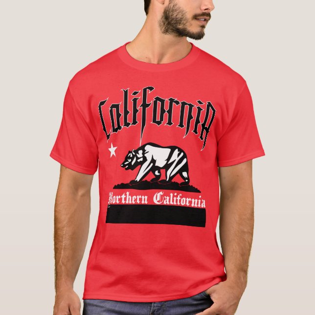 Kalifornien-Bär noch cal-T-Shirt T-Shirt (Vorderseite)