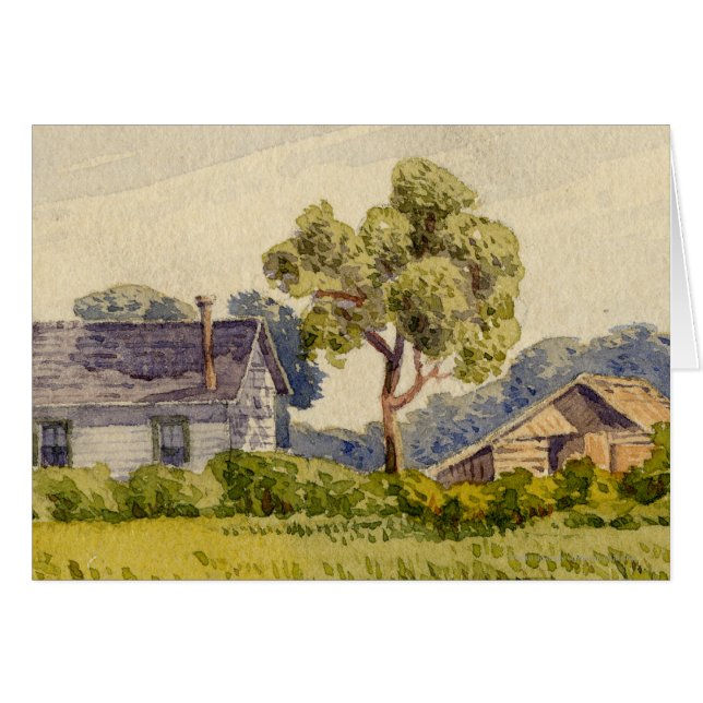 Kalifornien-Bauernhof, nahe Stockton (Vorderseite (Horizontal))