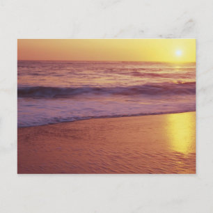 Kalifornien, bei Santa Cruz, Blick auf den Strand  Postkarte