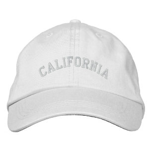 Kalifornien bestickte, anpassbare Cap White Bestickte Baseballkappe