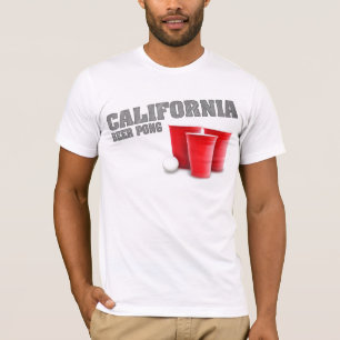 Kalifornien-Bier Pong T - Shirts